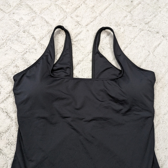 Everlane Swimsuit Women's XXL Black One-Piece Square Neck Padded Cups - Picture 2 of 9